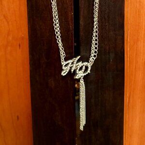 Harley Davidson Bling Tassel Necklace